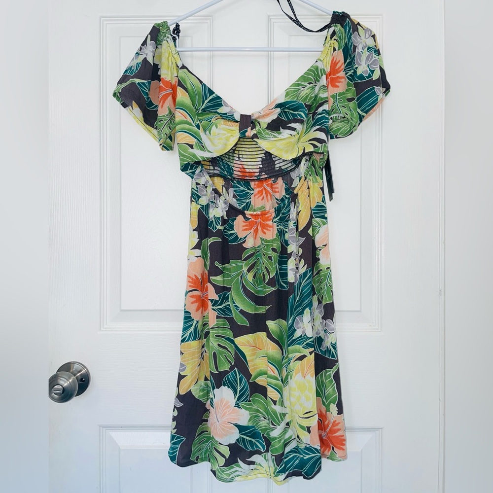 Volcom printed mini dress (S)